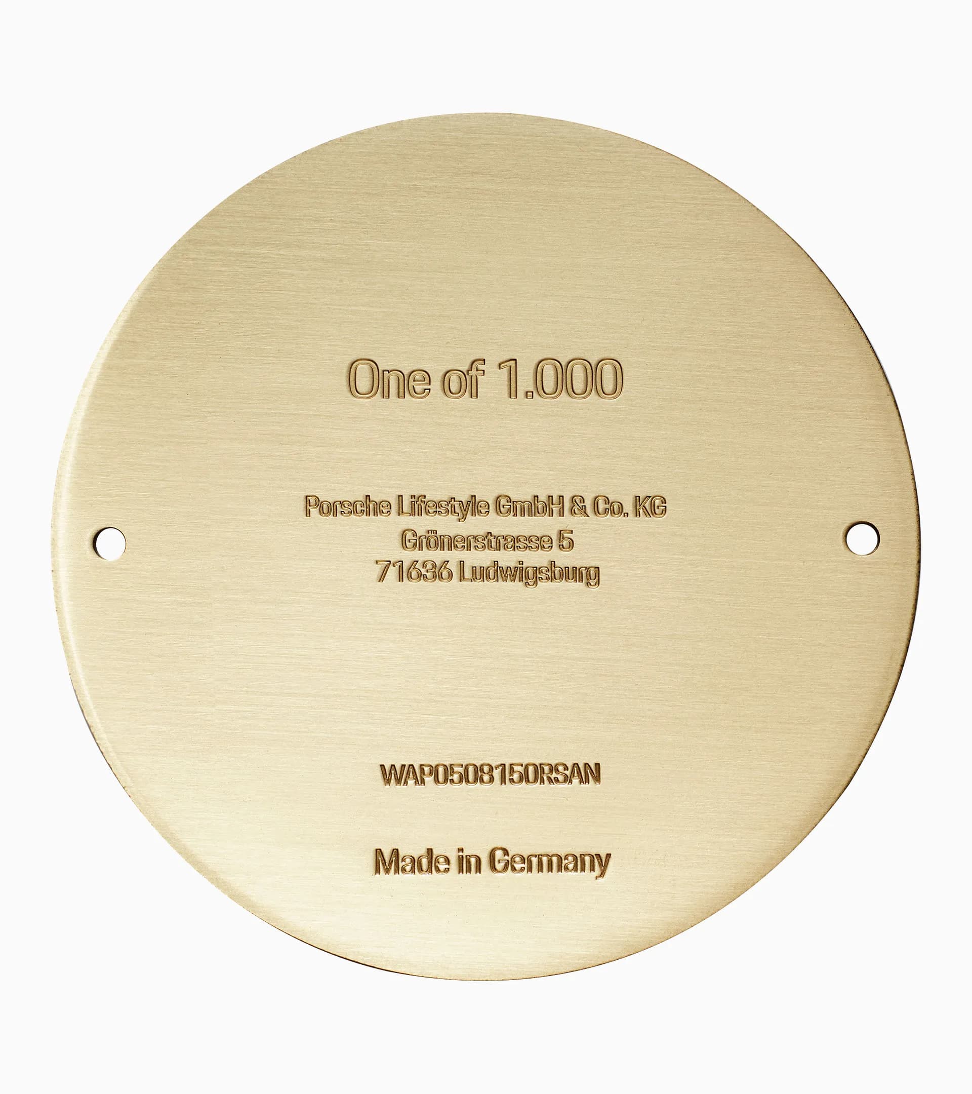 Porsche Sansibar Grill Badge – Limited Edition 2