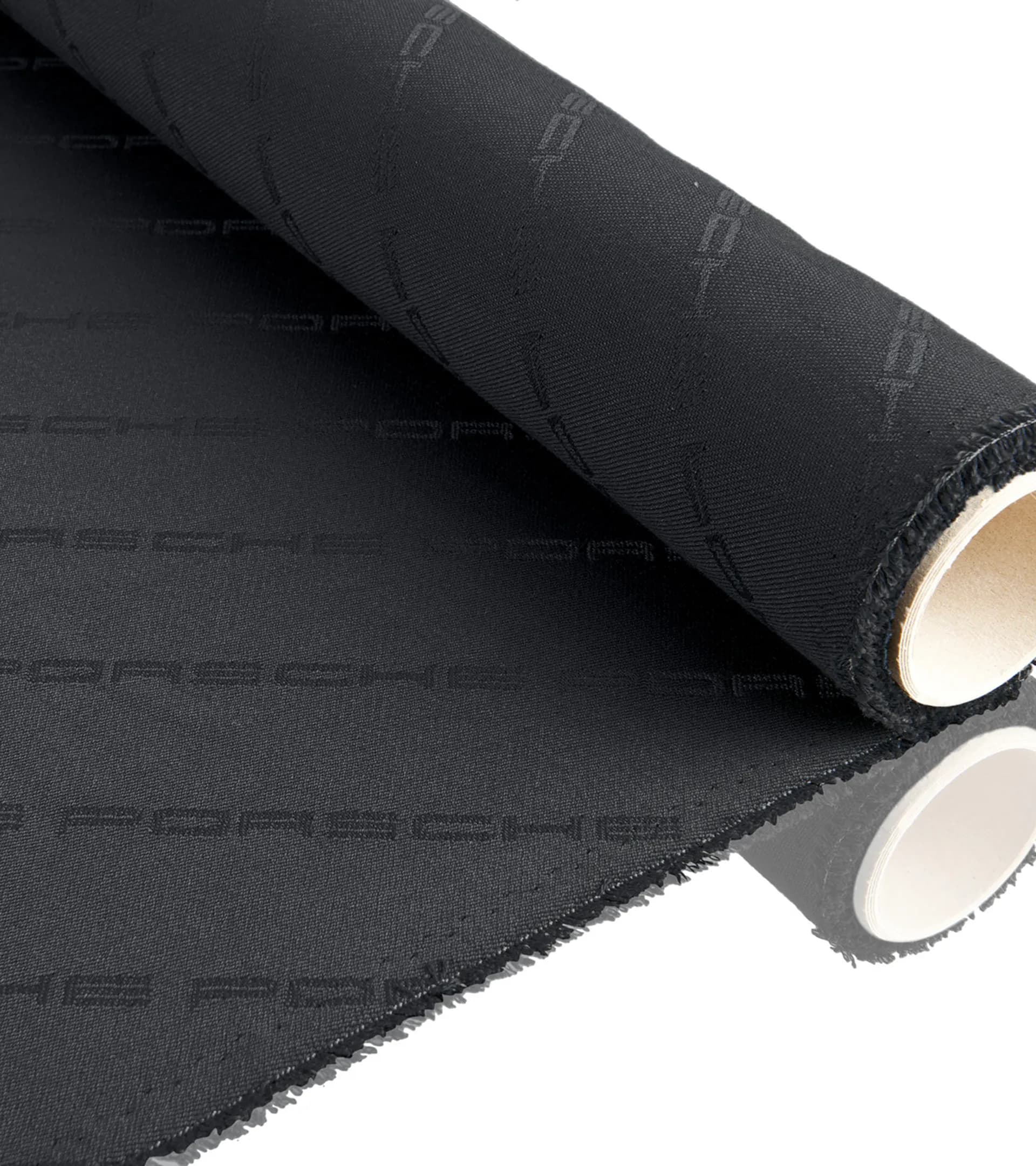 Porsche Schriftzug Stoff (schwarz) 3