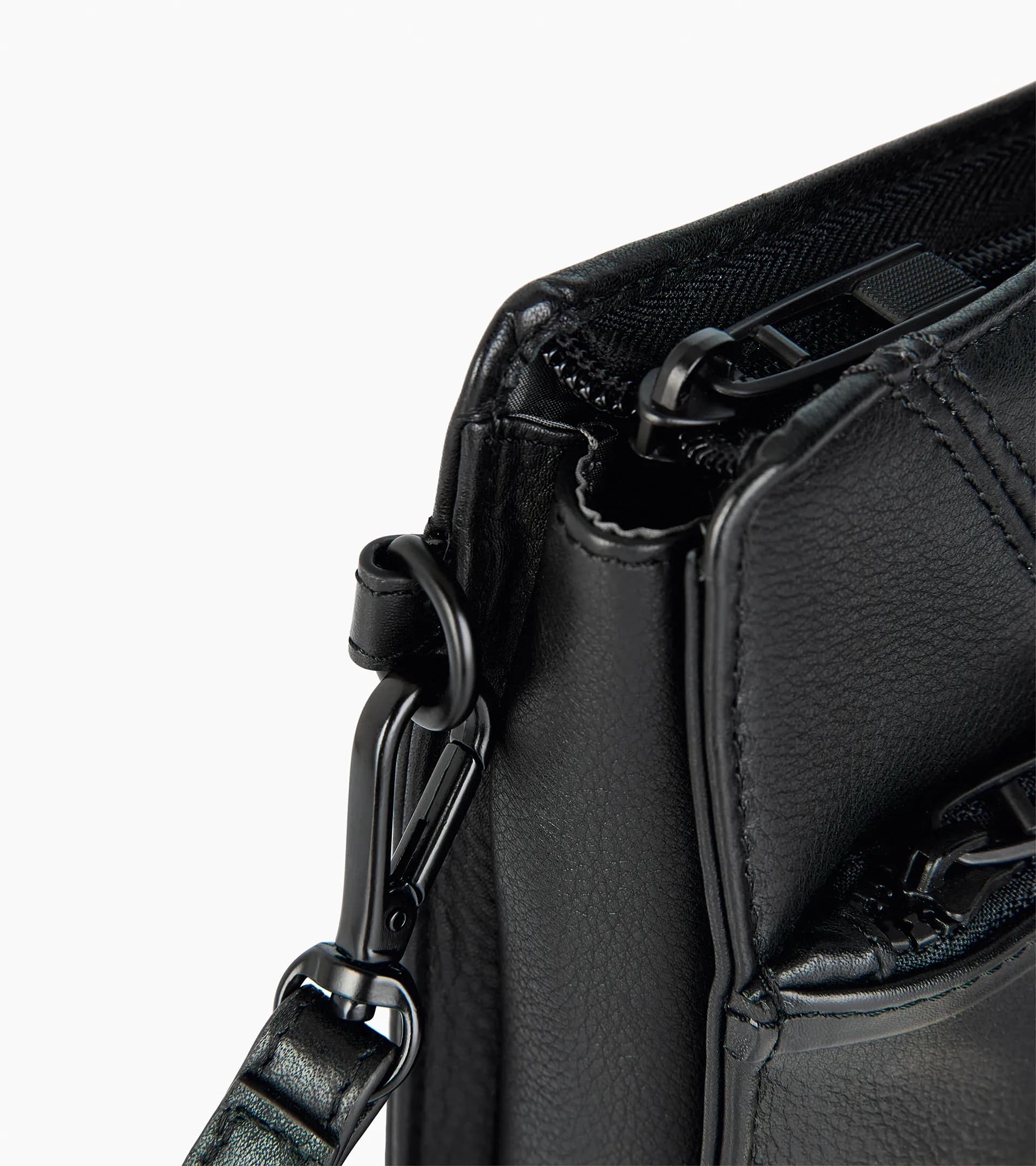 Roadster Leather Clutch Bag Front Pocket 4