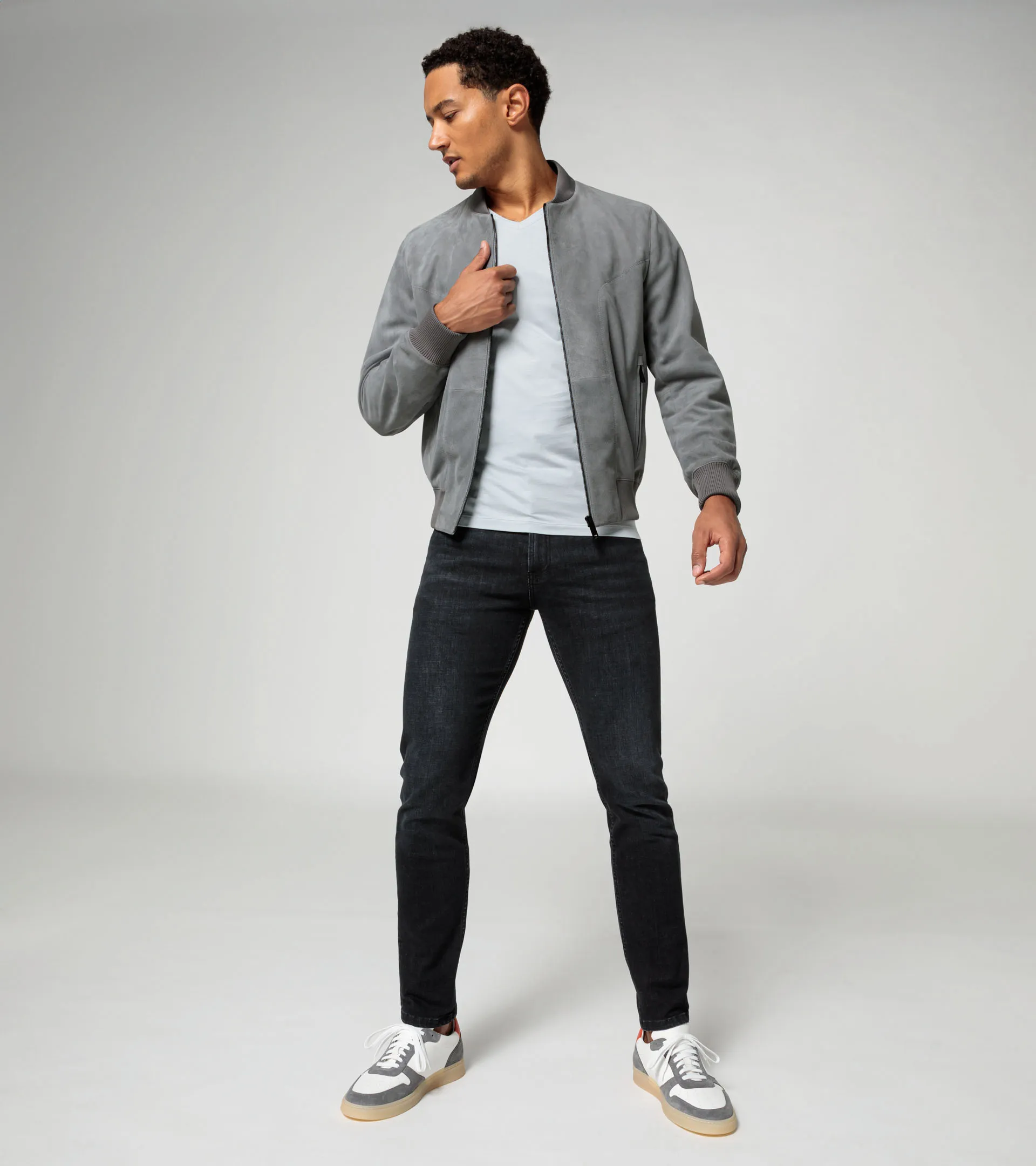 Suede leather jacket 6