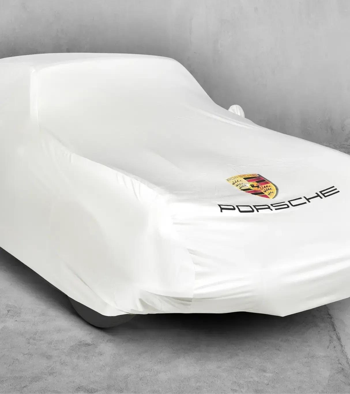 Housse de protection de véhicule pour Porsche 911, 912 et 964 sans aileron et avec rétroviseur extérieur thumbnail 2