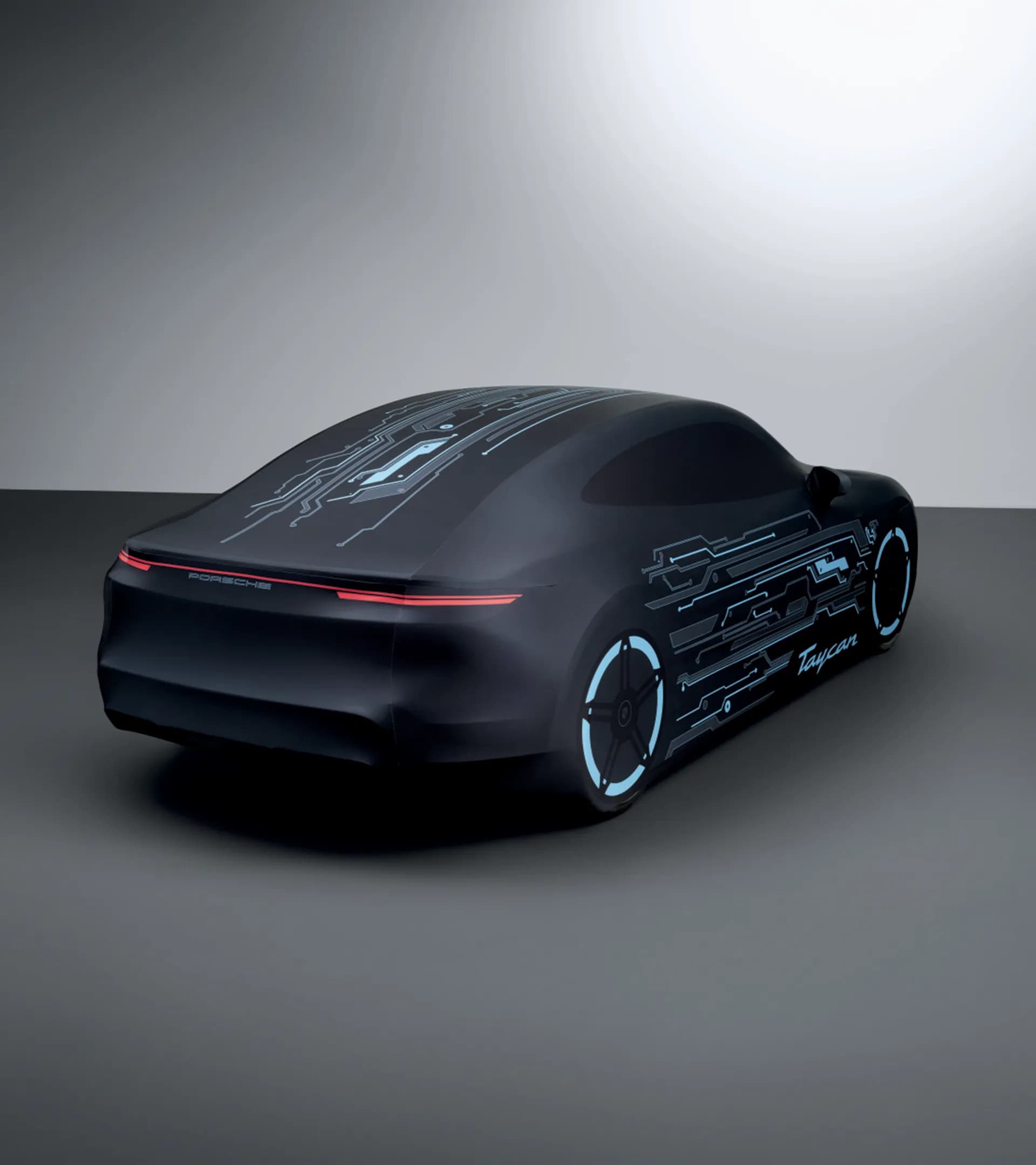 Indoor-Car-Cover „electric“ Design - Taycan 3