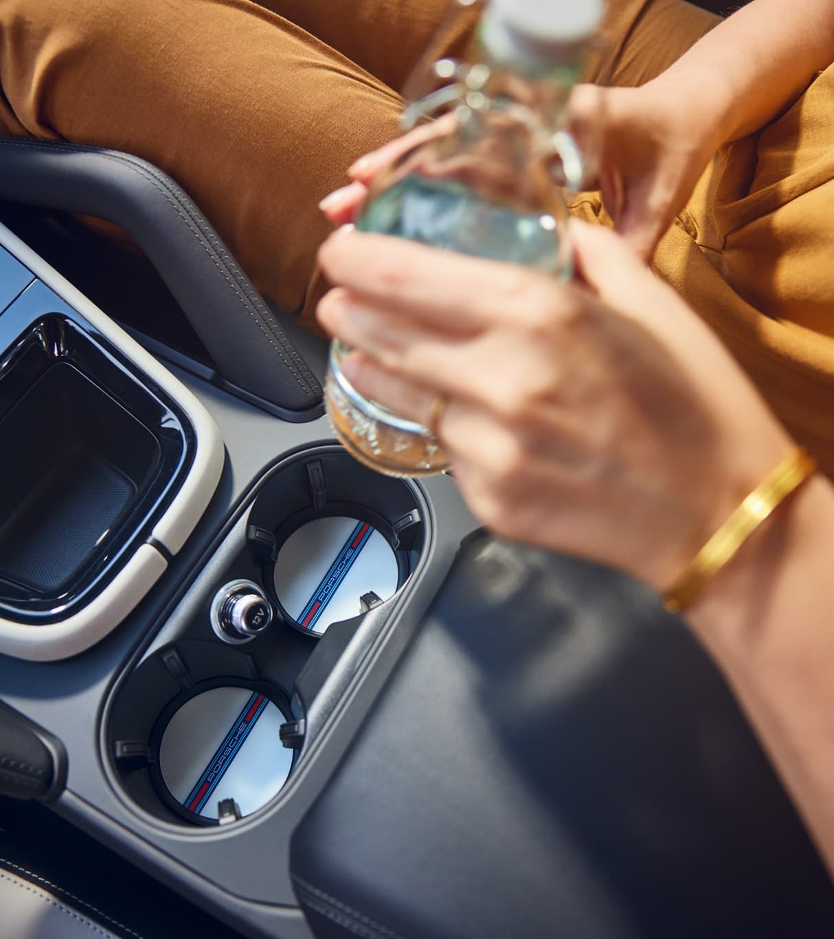 Car coaster in MARTINI RACING® design 2