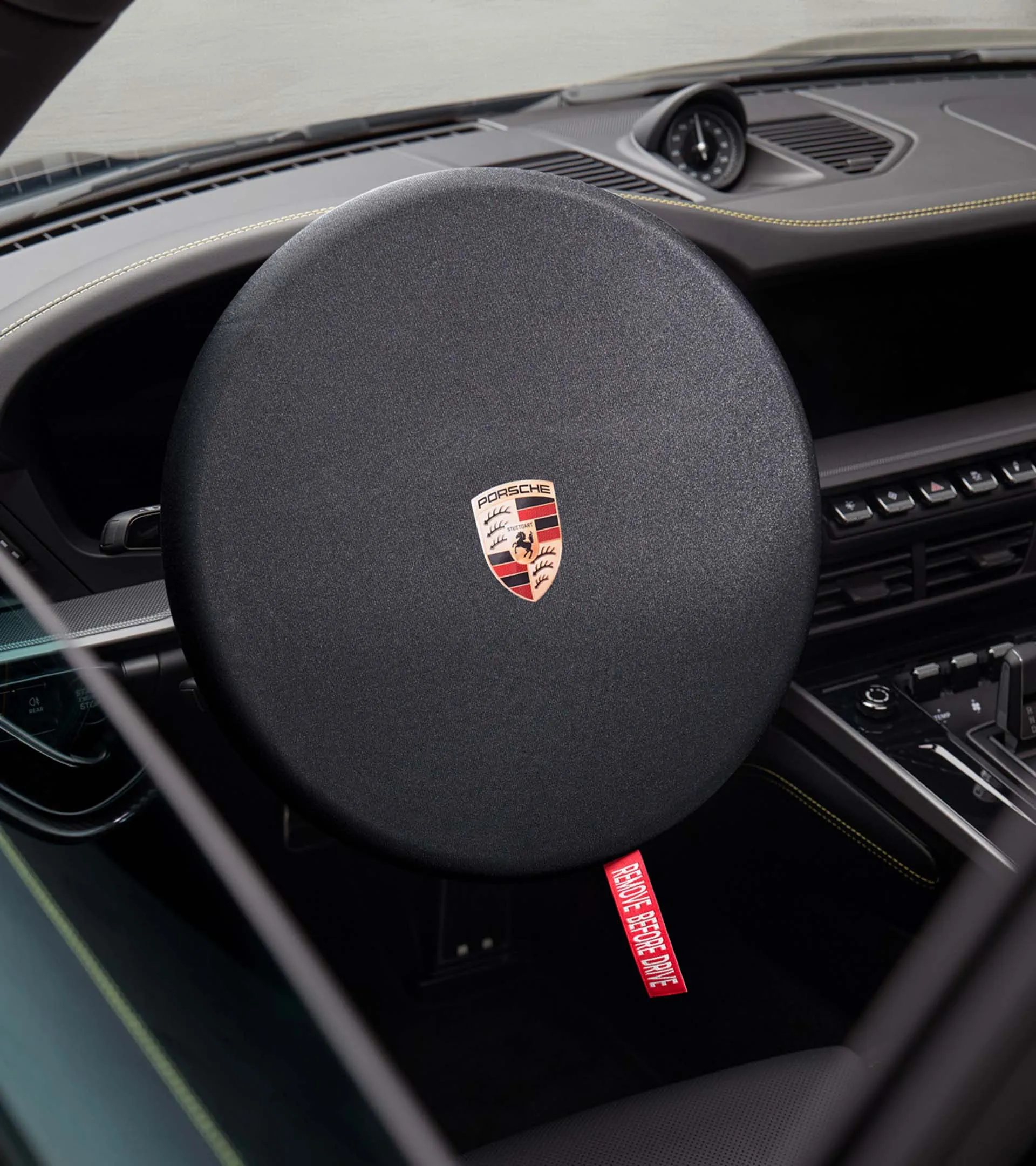 Porsche Steering Wheel Cover 2