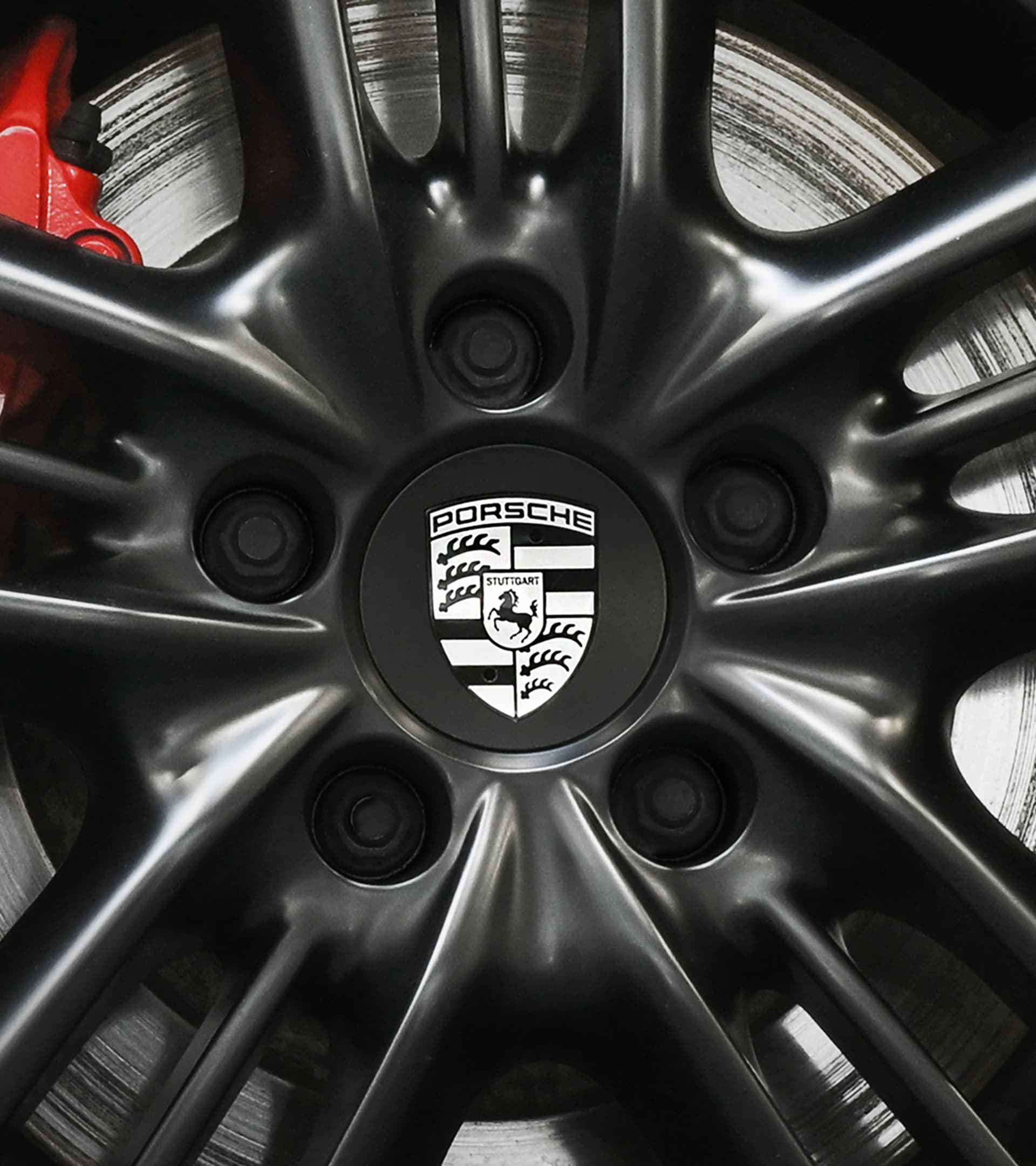 Ozdobné kryty nábojů kol znakem Porsche - Cayenne (E1) 3