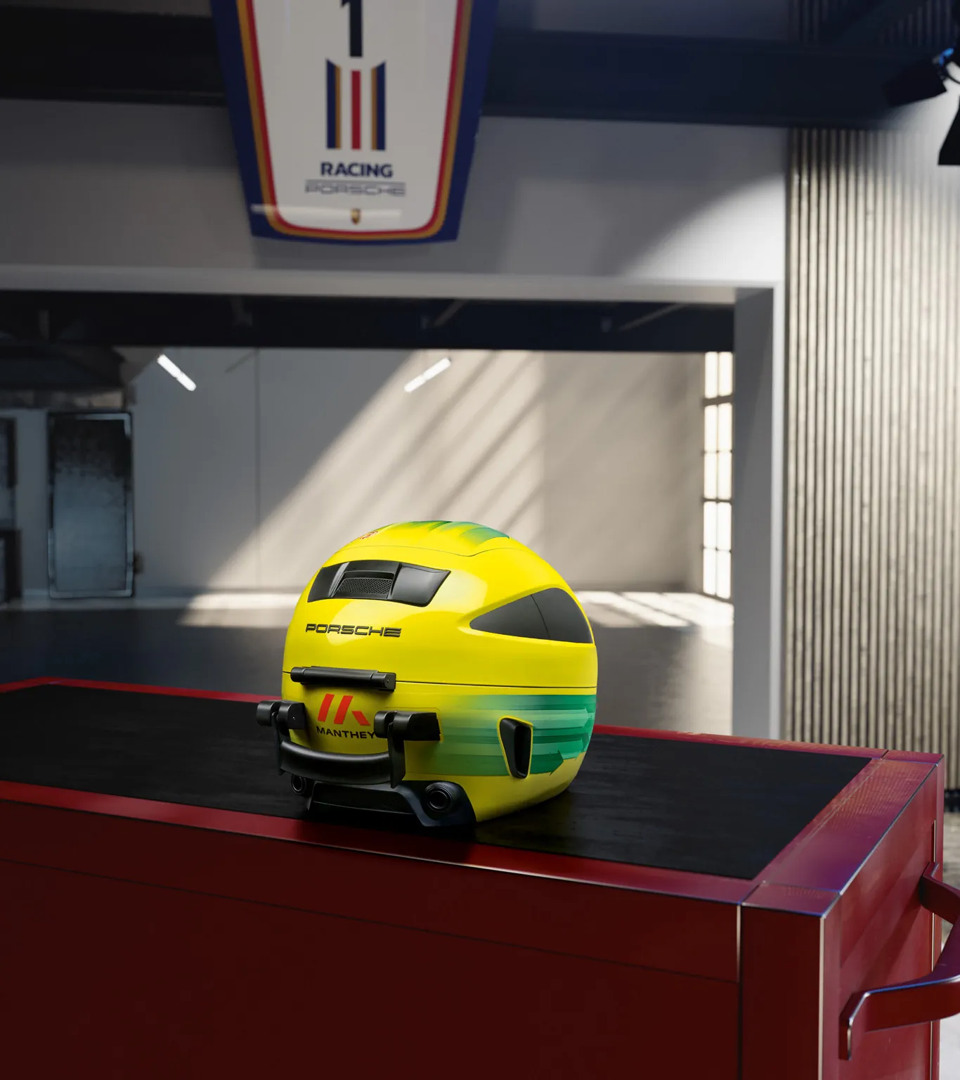 Helmet case in "Grello" design 4