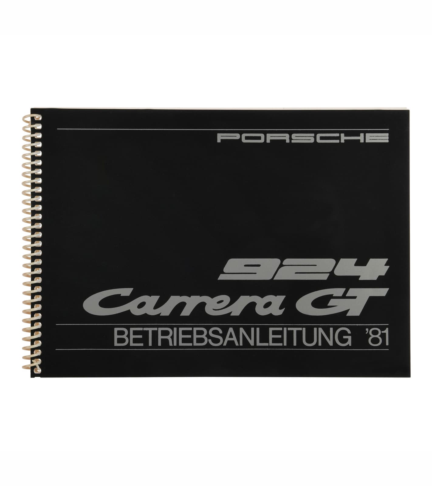 Driver's manual 924 Carrera GT