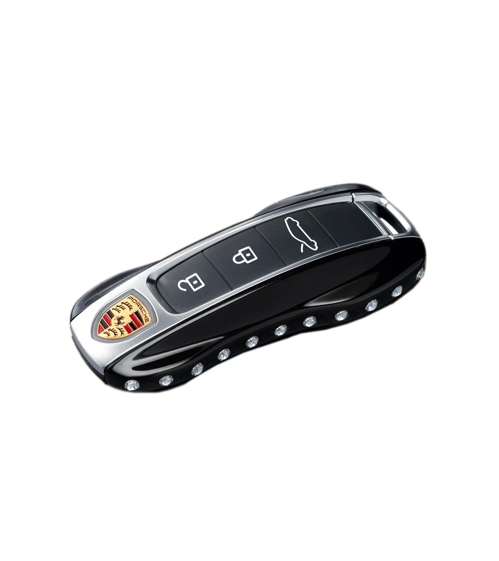 Pomalowany kluczyk pojazdu z kryształami Swarovski®