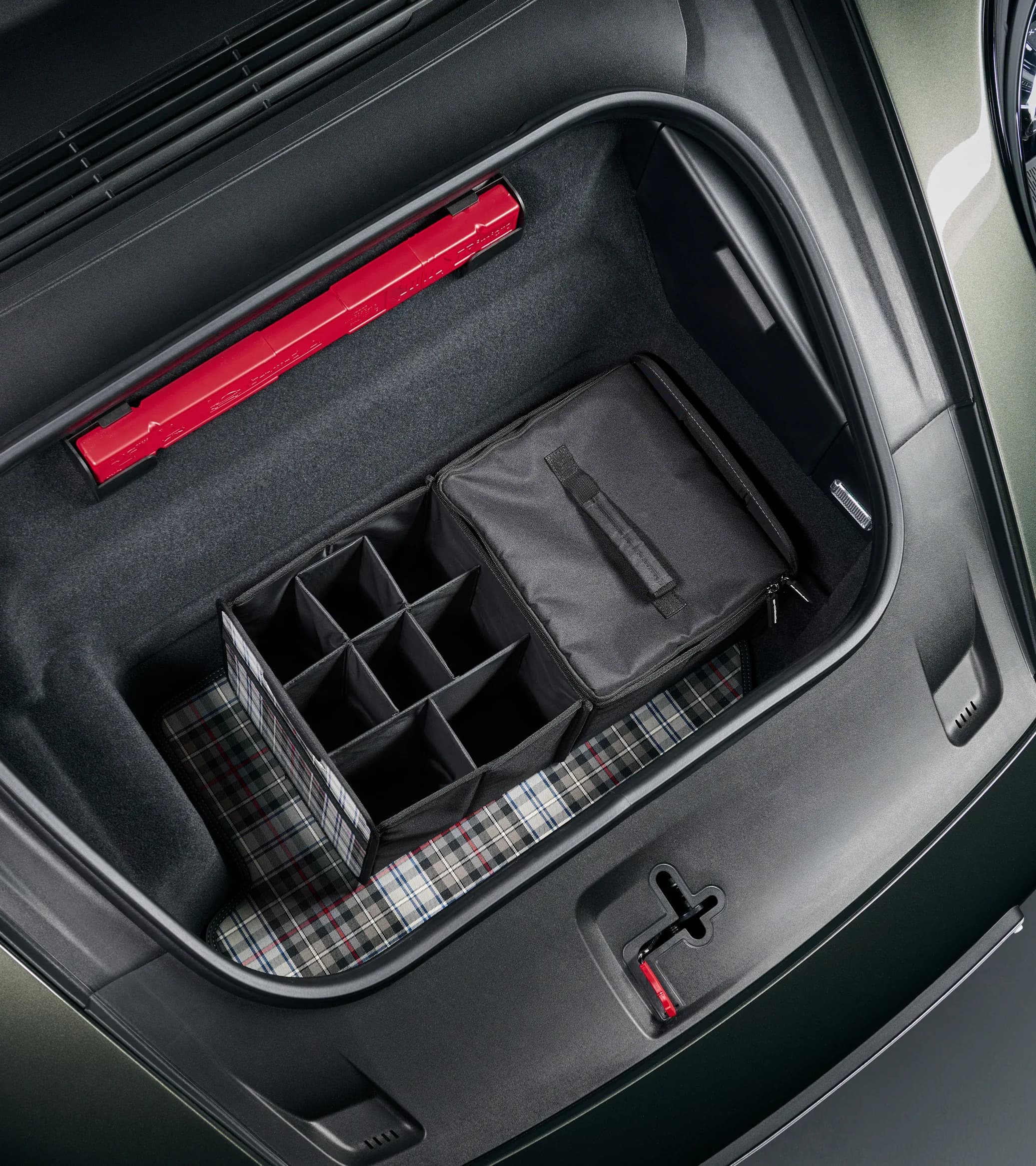 Complete set foldable luggage compartment box - Turbo 50 tartan 4