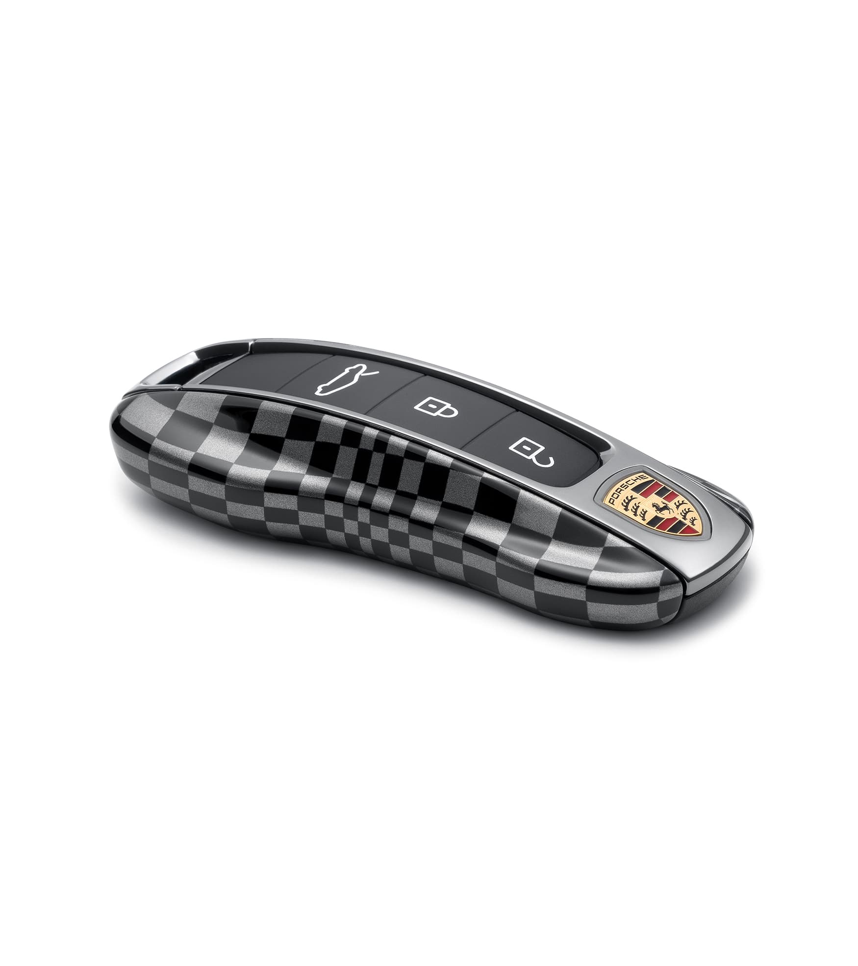 Vehicle key cover in Pascha Black/Darksilver