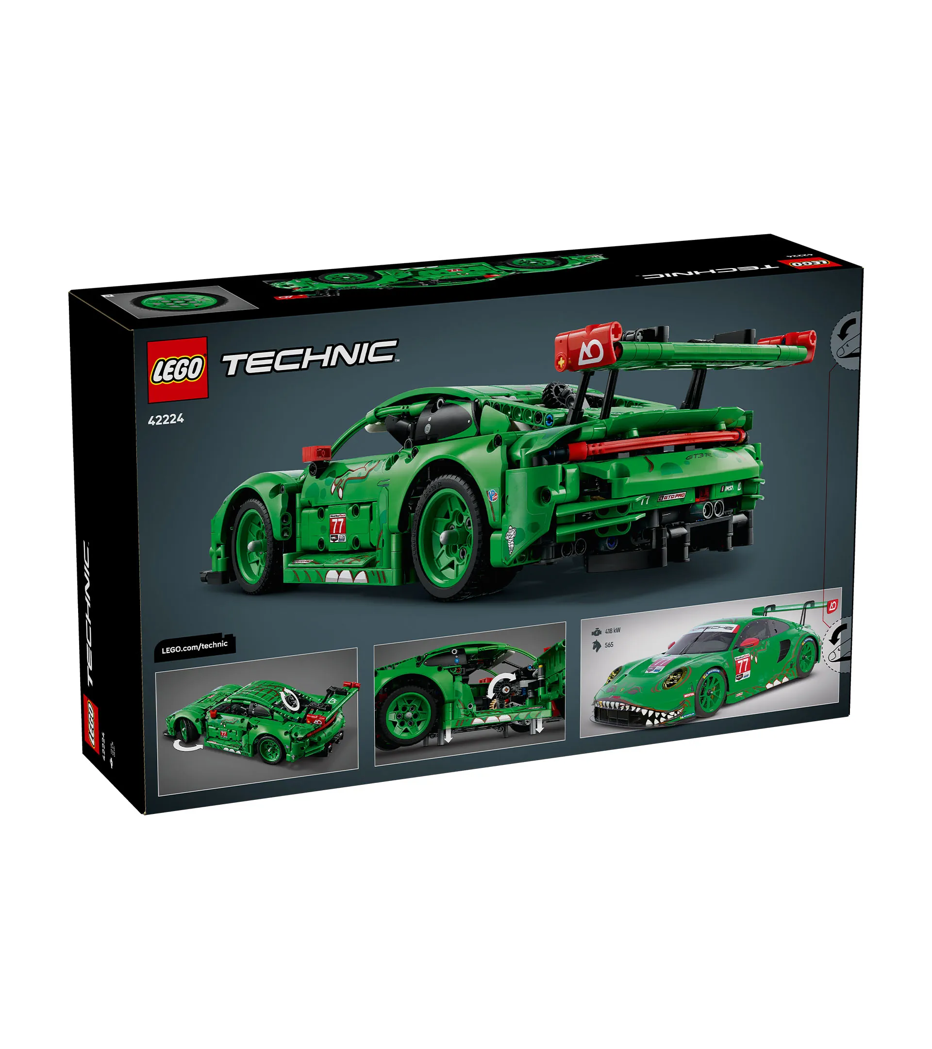 Vehículo de competición LEGO® Technic Porsche 911 GT3 R REXY AO 6