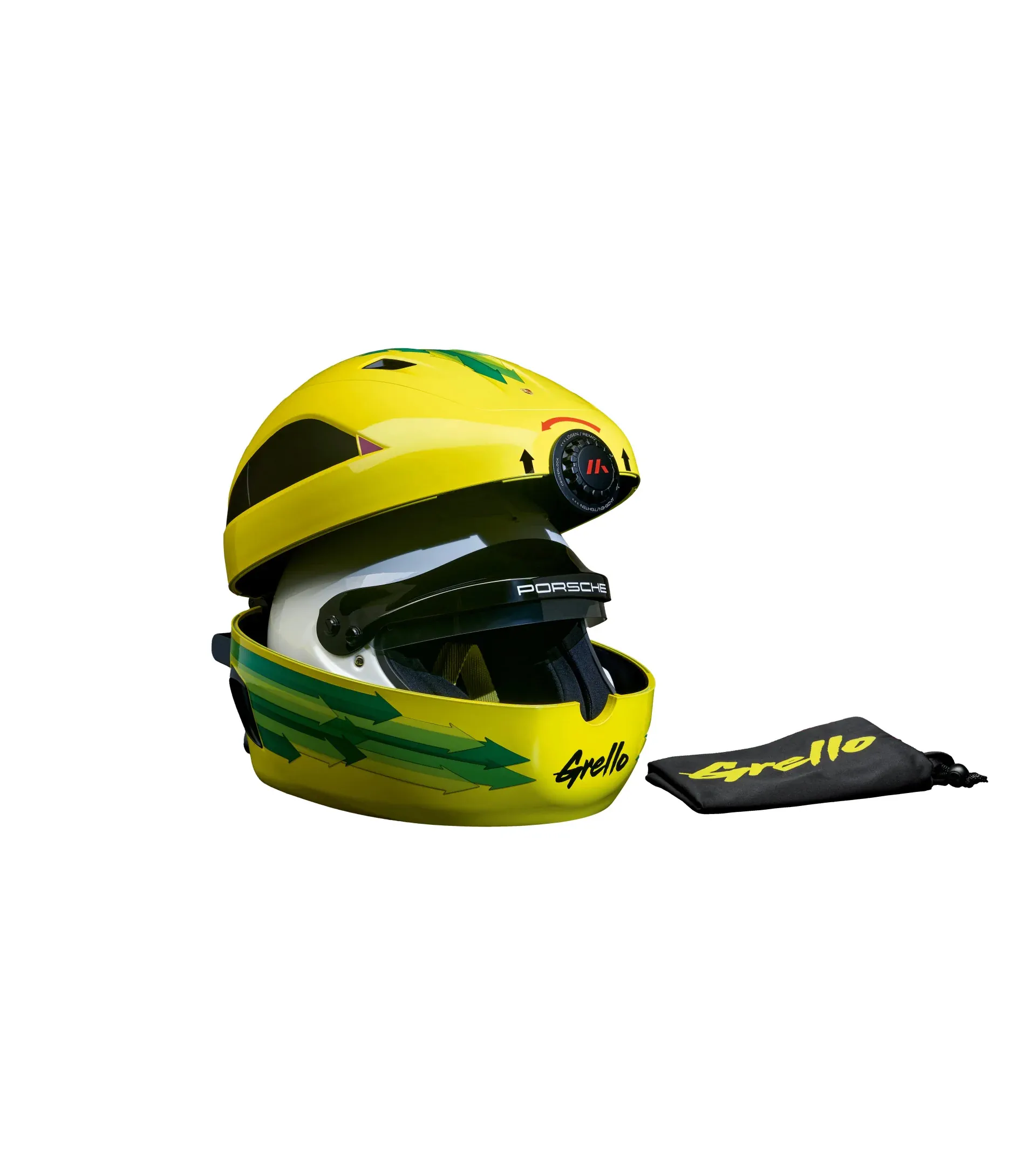 Helmet case in "Grello" design