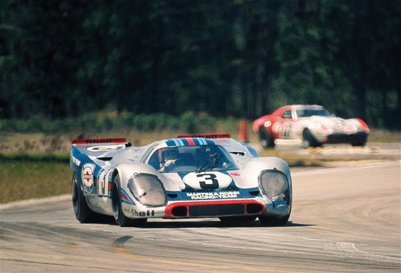 Porsche 917 KH on historical race track