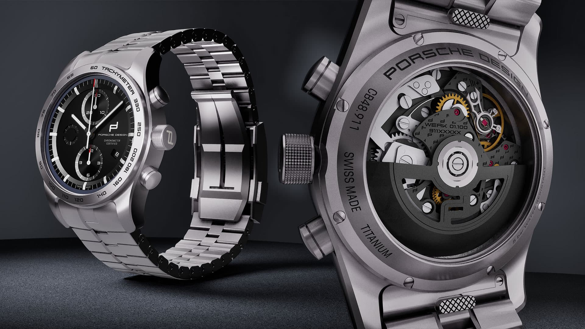 Detail view of Chronograph