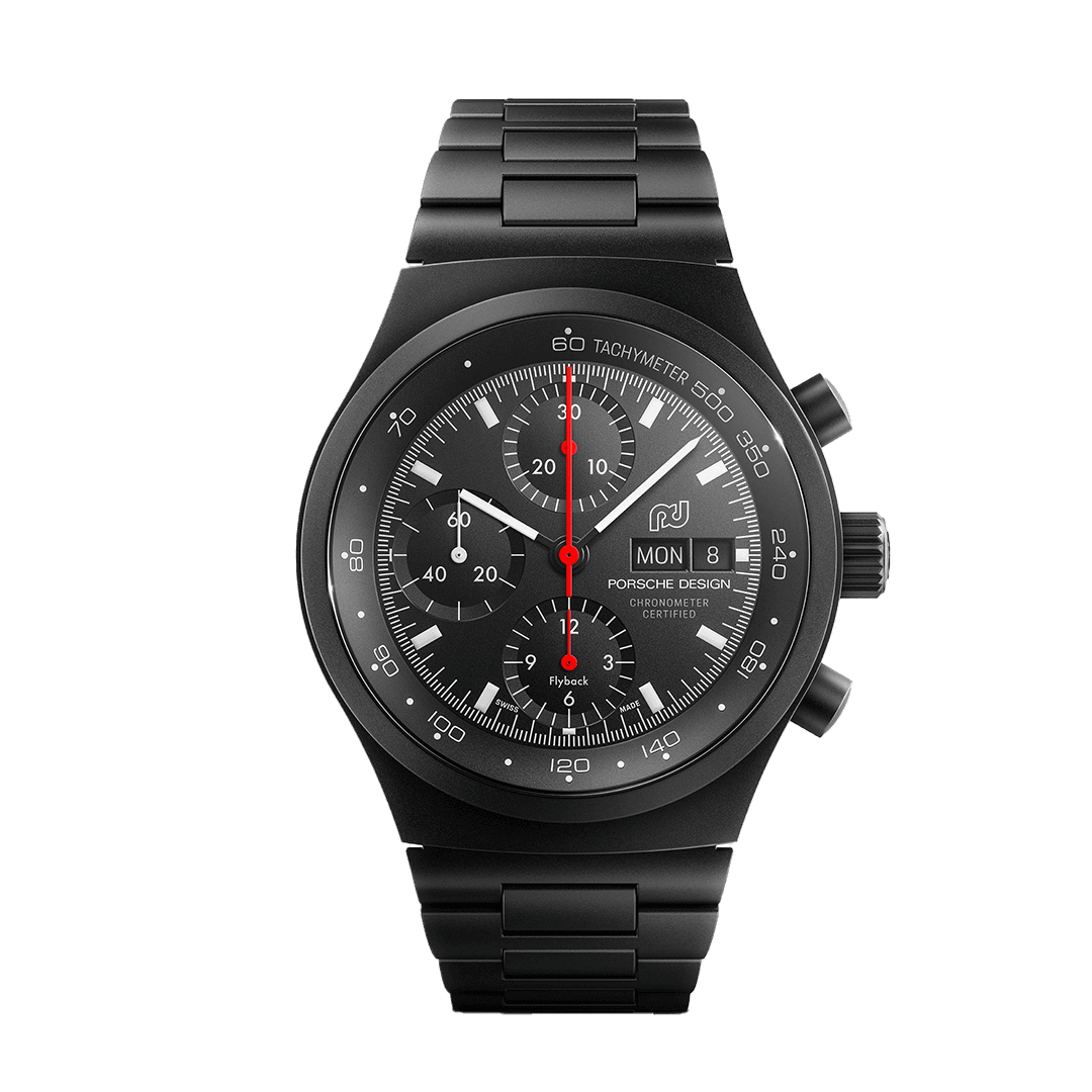 Na zdjęciu: Chronograph 911 50 Years Edition w kolorze czarnym.