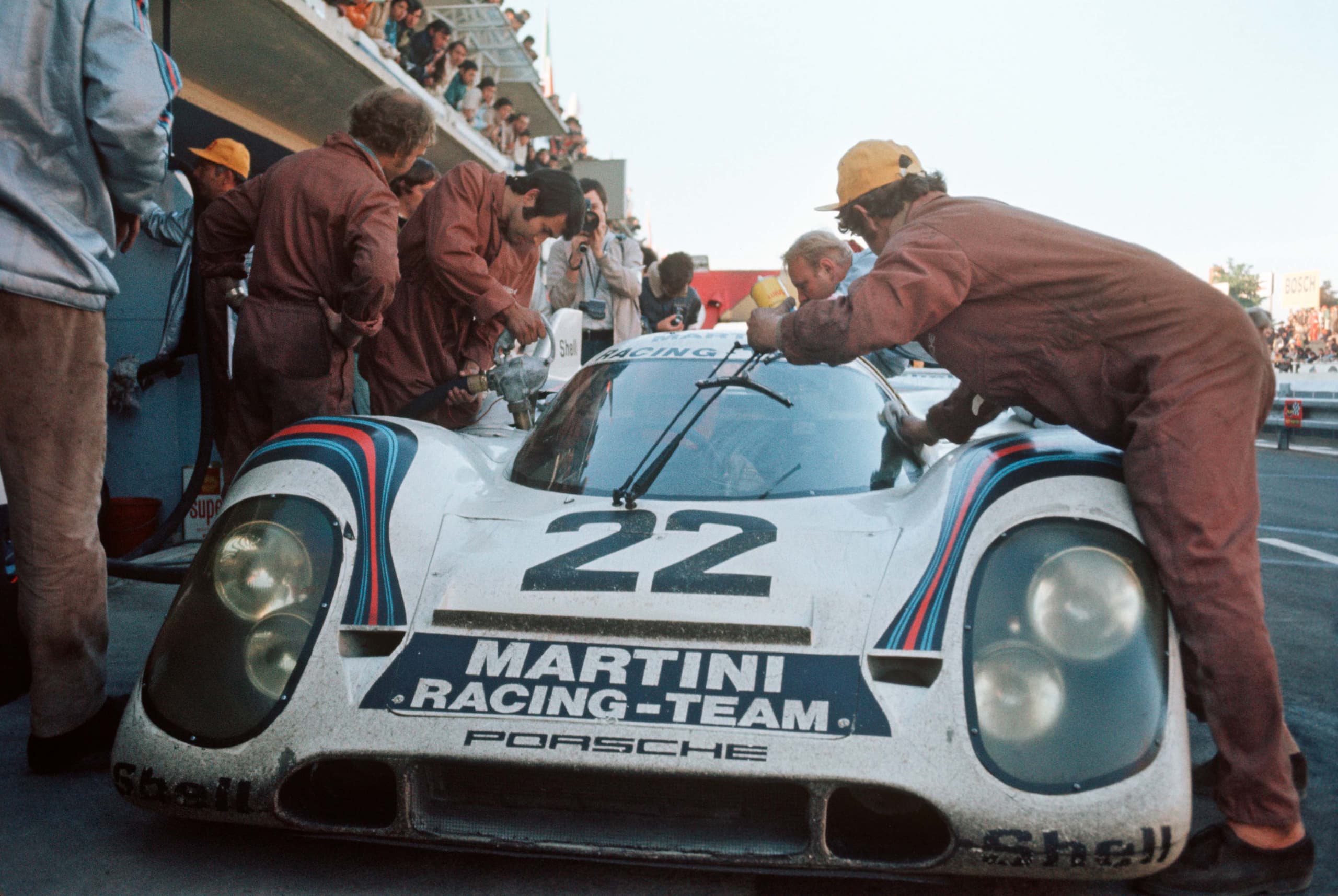Porsche Martini Racing Car No. 22 on race track