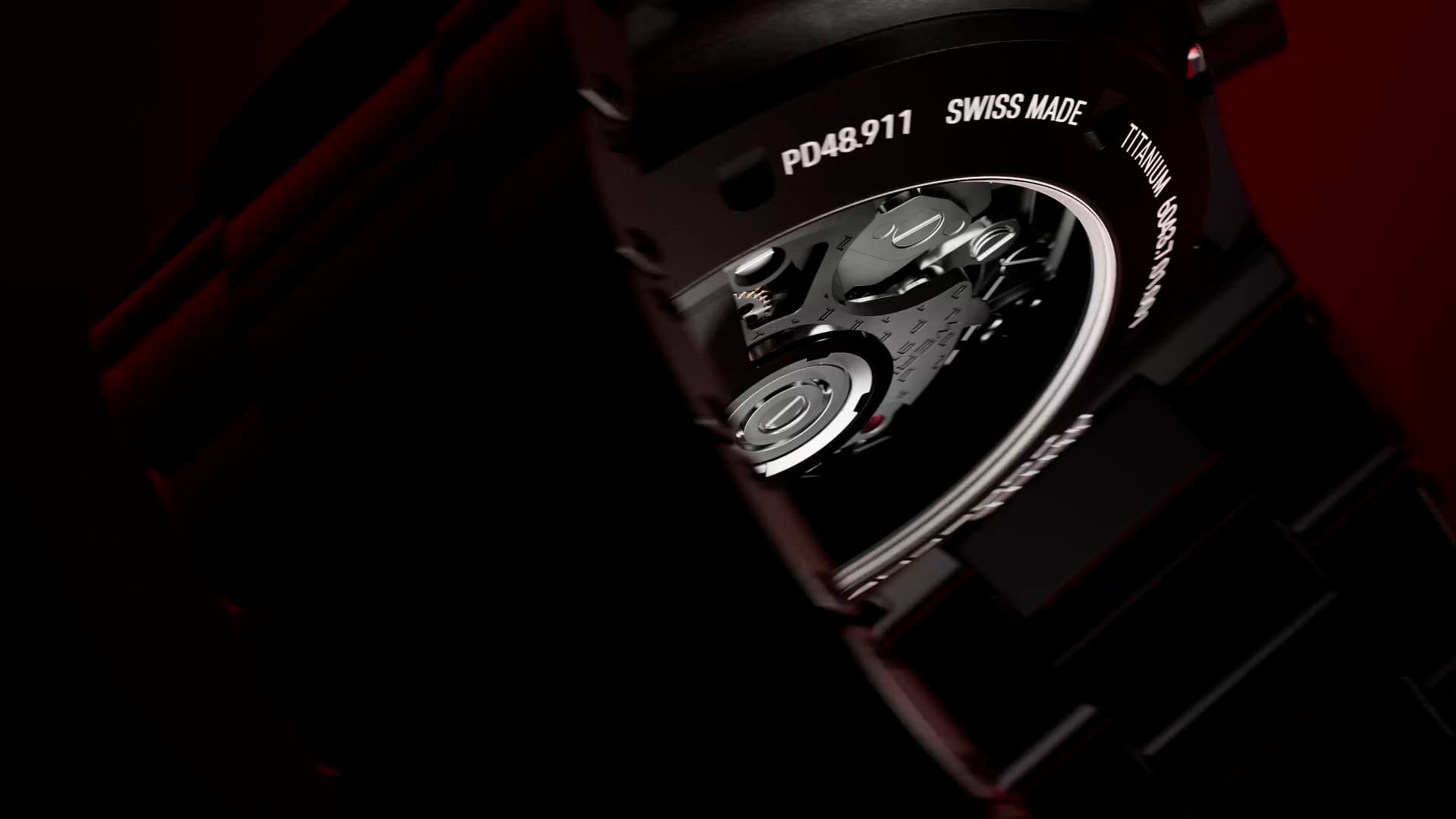 Porsche Design Timepieces Chronograph 1 All Black Numbered Edition Details Back